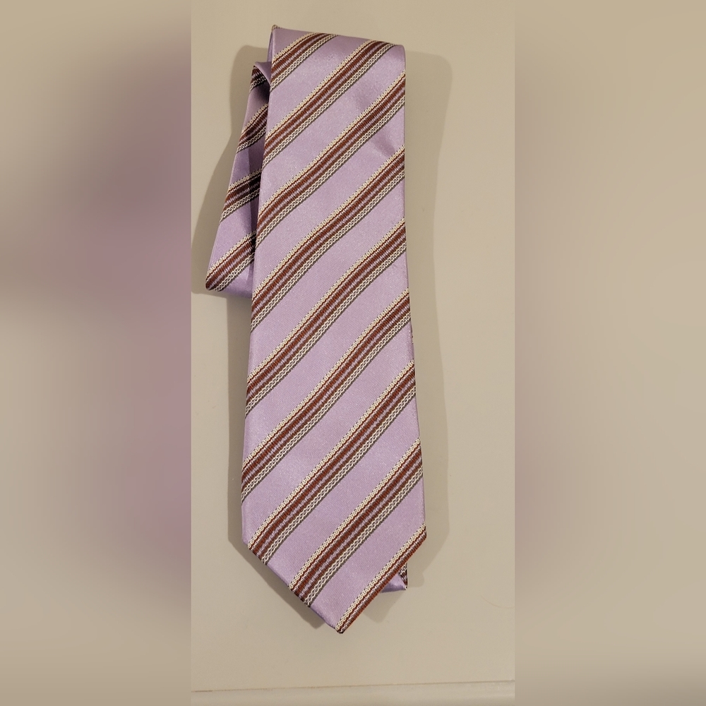 Mens Prada Silk Striped Tie